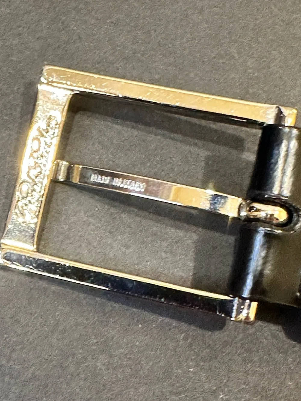 VTG 1990s-2000 Brooks Brothers Classic Black Smooth Leather Dress Belt Italy 40